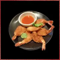 Wagamama Ebi Katsu — golden panko-coated prawns served with a sweet chilli dipping sauce.