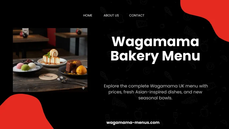 Discover Wagamama bakery items including cakes, pastries and sweet bakes made fresh daily. Ideal for dessert lovers and light treats.